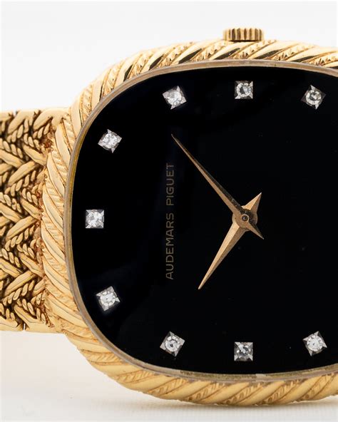 audemars piguet 18k onyx diamond 1970s|Audemars Piguet 18k Onyx Diamond 1970s – Goldammer .